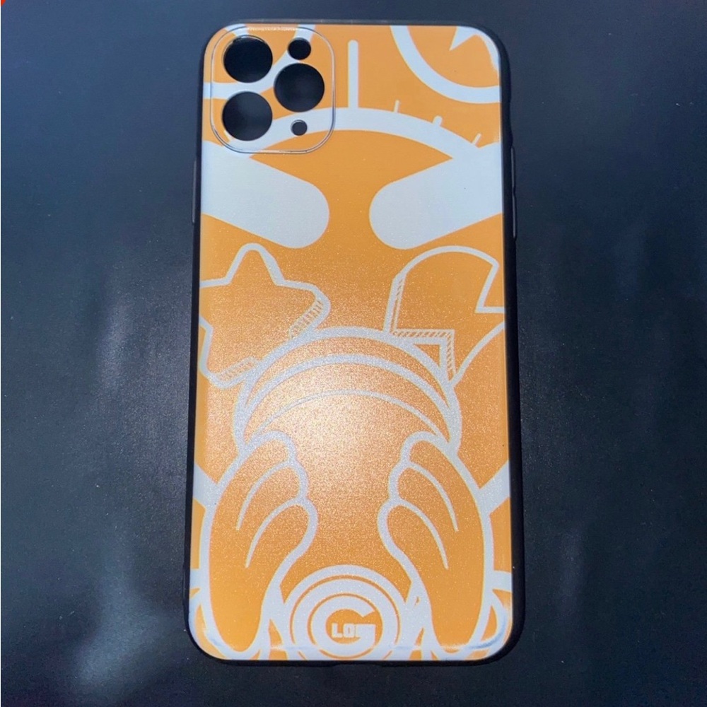 IPhone 11 XR Case Glo Gang Full Art orange/white used good condition accessories